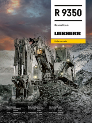 Excavatoare pe șenile Liebherr R 9350 G6