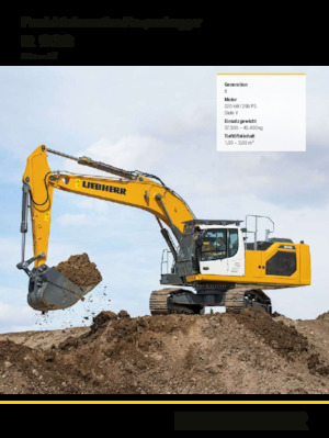Excavatoare pe șenile Liebherr R 938 Litronic 