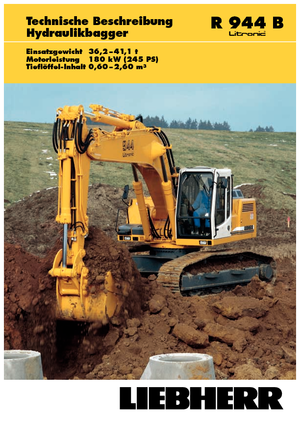 Excavatoare pe șenile Liebherr R 944 B Litronic HDS
