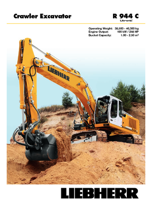 Excavatoare pe șenile Liebherr R 944 C Litronic