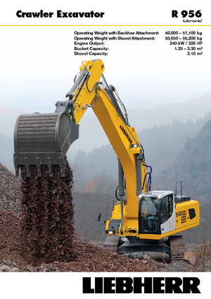 Excavatoare pe șenile Liebherr R 956