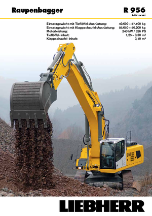 Excavatoare pe șenile Liebherr R 956