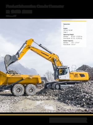 Excavatoare pe șenile Liebherr R 960 SME Litronic 