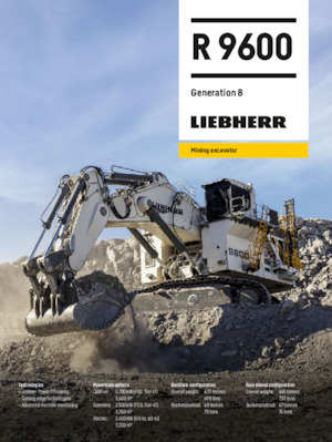 Excavatoare pe șenile Liebherr R 9600