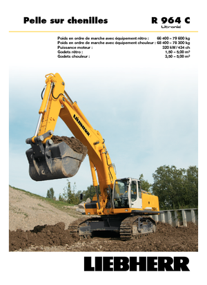 Excavatoare pe șenile Liebherr R 964 C Litronic