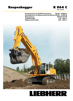 Excavatoare pe șenile Liebherr R 964 C Litronic
