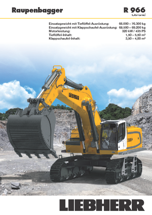 Excavatoare pe șenile Liebherr R 966