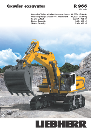 Excavatoare pe șenile Liebherr R 966