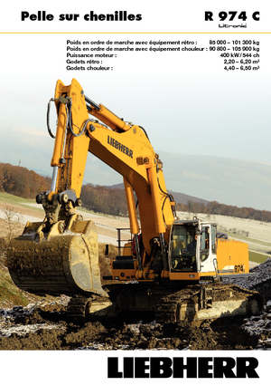 Excavatoare pe șenile Liebherr R 974 C Litronic