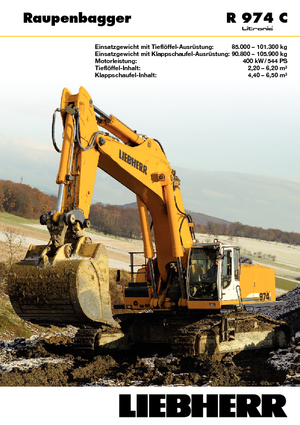 Excavatoare pe șenile Liebherr R 974 C Litronic