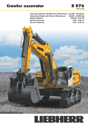 Excavatoare pe șenile Liebherr R 976