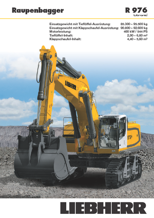 Excavatoare pe șenile Liebherr R 976