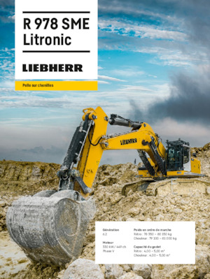 Excavatoare pe șenile Liebherr R 978 SME Litronic 
