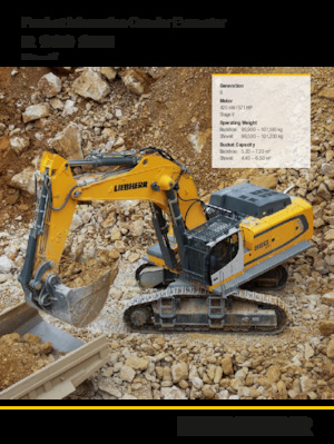 Excavatoare pe șenile Liebherr R 980 SME Litronic