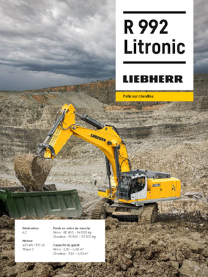 Excavatoare pe șenile Liebherr R 992 Litronic 