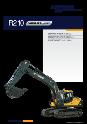 Excavatoare pe șenile Hyundai R210 SMART PLUS