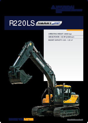 Excavatoare pe șenile Hyundai R220LS SMART PLUS