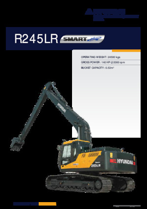 Excavatoare pe șenile Hyundai R245LR SMART PLUS