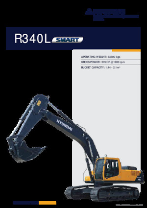 Excavatoare pe șenile Hyundai R340L SMART
