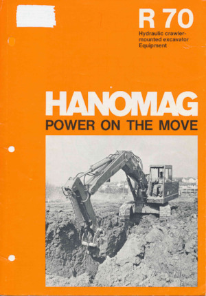 Excavatoare pe șenile Hanomag R70