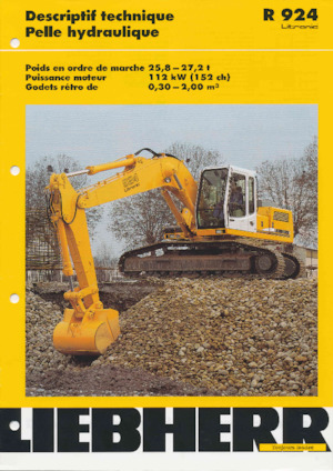 Excavatoare pe șenile Liebherr R 924 