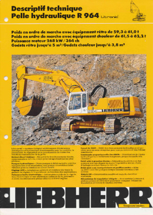 Excavatoare pe șenile Liebherr R 964 