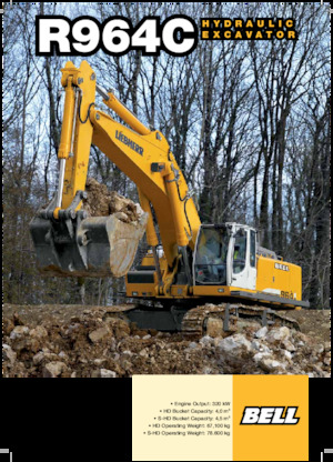 Excavatoare pe șenile Bell R964C