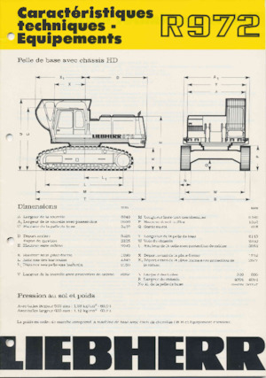 Excavatoare pe șenile Liebherr R972