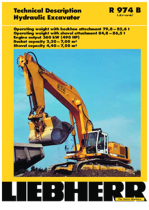 Excavatoare pe șenile Liebherr R 974B 