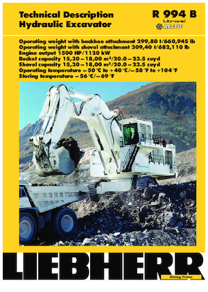 Excavatoare pe șenile Liebherr R 994B 