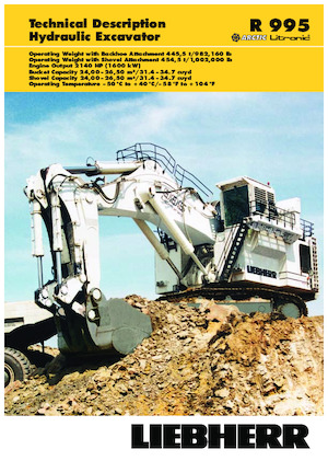 Excavatoare pe șenile Liebherr R995