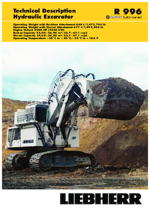 Excavatoare pe șenile Liebherr R 996 