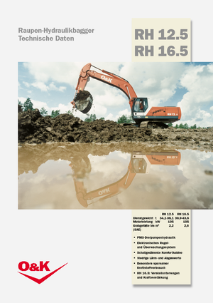 Excavatoare pe șenile O&K RH 16.5