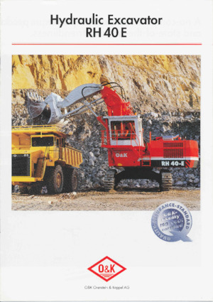 Excavatoare pe șenile O&K RH 40 E