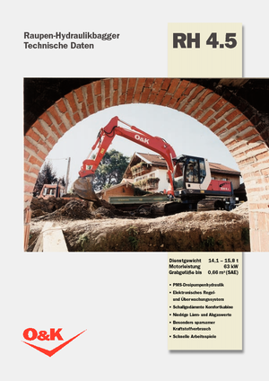 Excavatoare pe șenile O&K RH 4.5