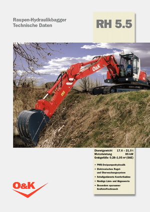 Excavatoare pe șenile O&K RH 5.5