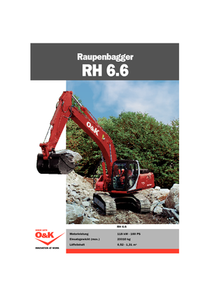 Excavatoare pe șenile O&K RH 6.6