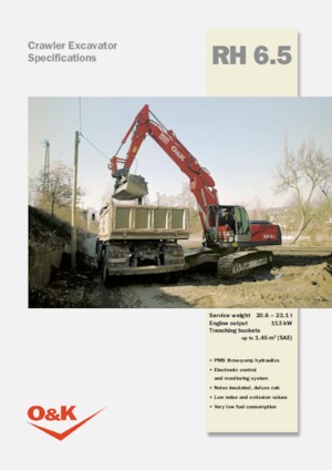 Excavatoare pe șenile O&K RH 6.5