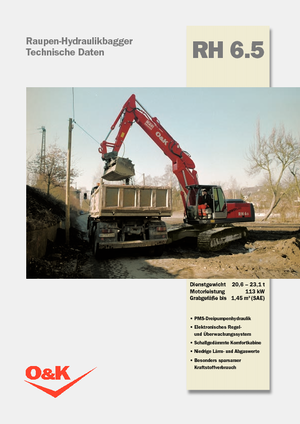 Excavatoare pe șenile O&K RH 6.5