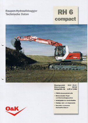 Excavatoare pe șenile O&K RH 6 Compact