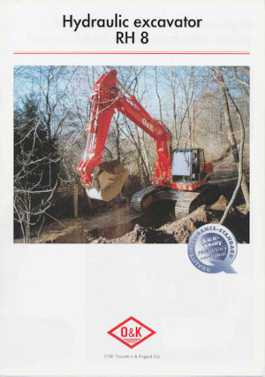 Excavatoare pe șenile O&K RH 8