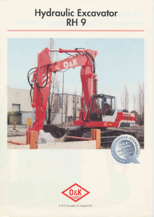 Excavatoare pe șenile O&K RH 9