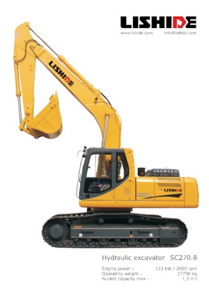 Excavatoare pe șenile Lishide SC270.8LC