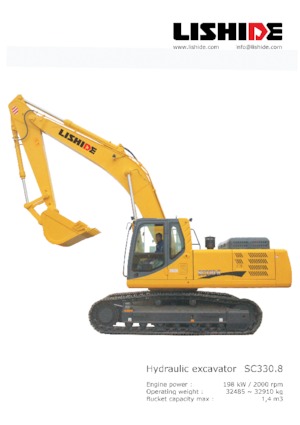 Excavatoare pe șenile Lishide SC330.8