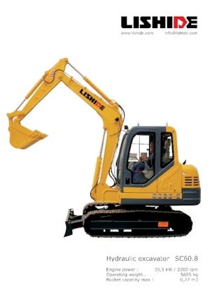 Mini excavatoare Lishide SC60.8
