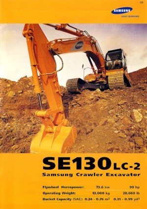 Excavatoare pe șenile Samsung SE 130 LC