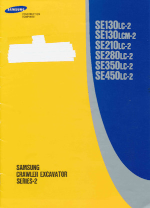 Excavatoare pe șenile Samsung SE 210 LC-2