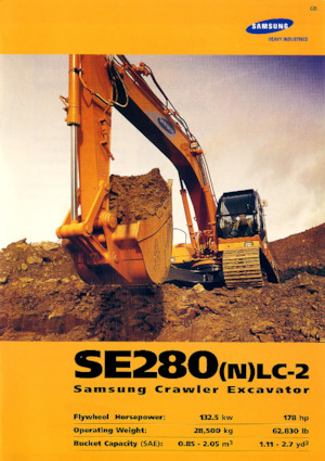 Excavatoare pe șenile Samsung SE 280 NLC-2