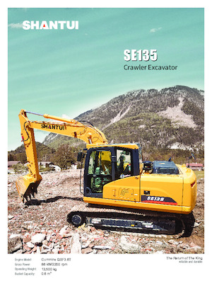 Excavatoare pe șenile Shantui SE135 