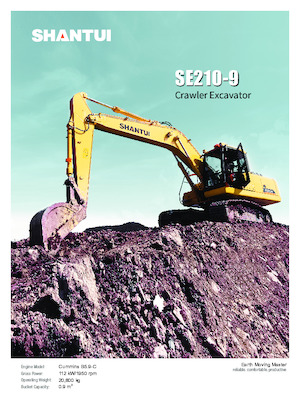 Excavatoare pe șenile Shantui SE210-9